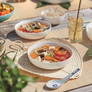 Tanjir LUMINARC Friends Time 21 Stakleni plitki beli