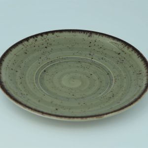 Tanjir KUTAHYA Atlantis 17 Porcelanski dezertni zeleni