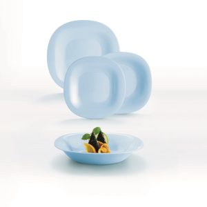 Servis za ručavanje LUMINARC CARINE SVETLO PLAVI SET 18 DELOVA
