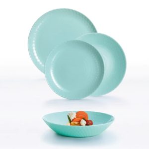 Servis za ručavanje LUMINARC PAMPILLE TIRKIZNI SET 18 DELOVA